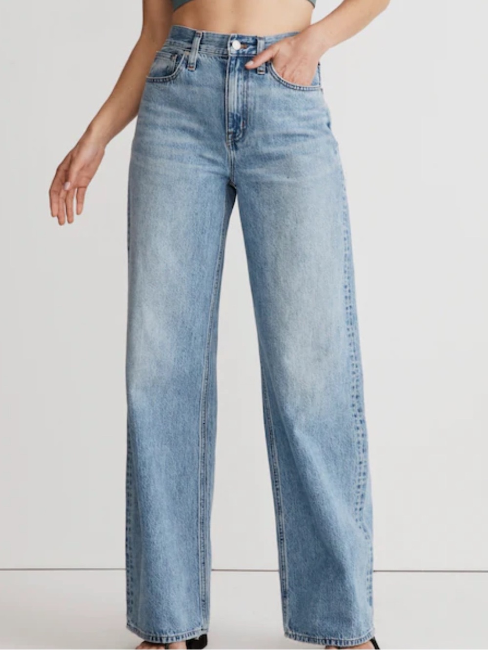 Madewell Superwide-Leg Jeans Size 27